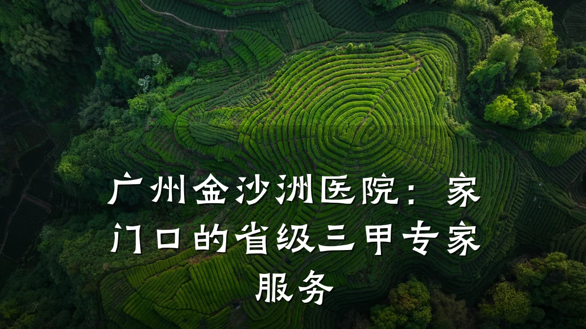 广州金沙洲医院：家门口的省级三甲专家服务