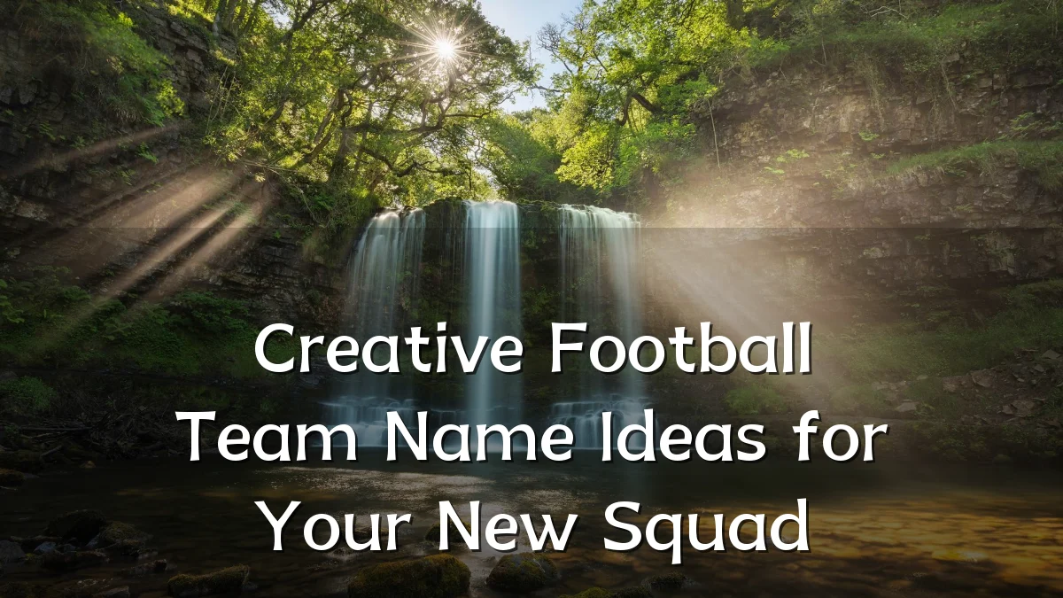 Creative Football Team Name Ideas for Your New Squad