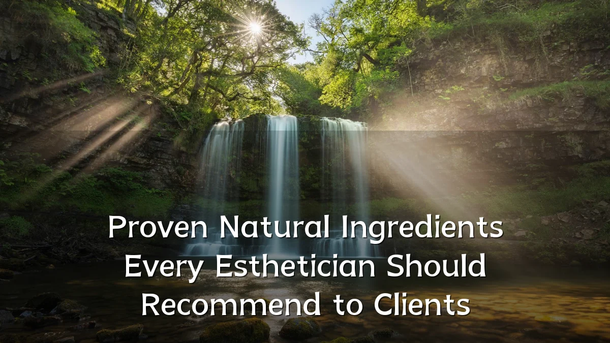 Proven Natural Ingredients Every Esthetician Should Recommend to Clients