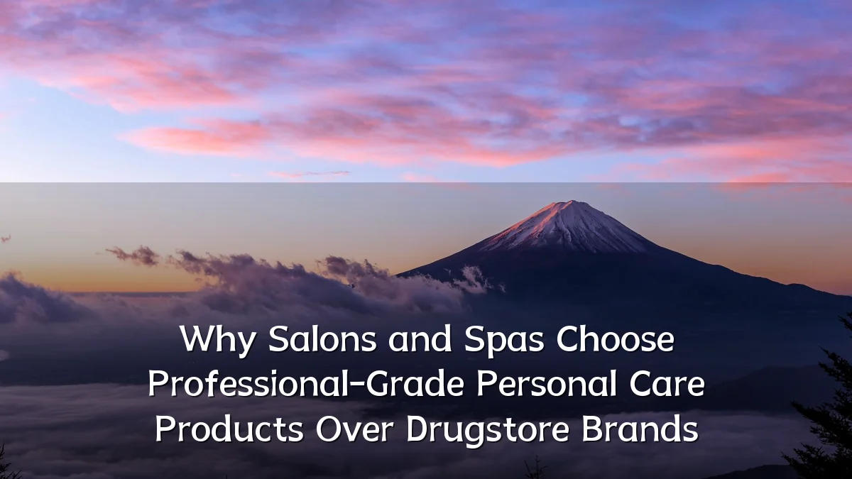 Why Salons and Spas Choose Professional-Grade Personal Care Products Over Drugstore Brands