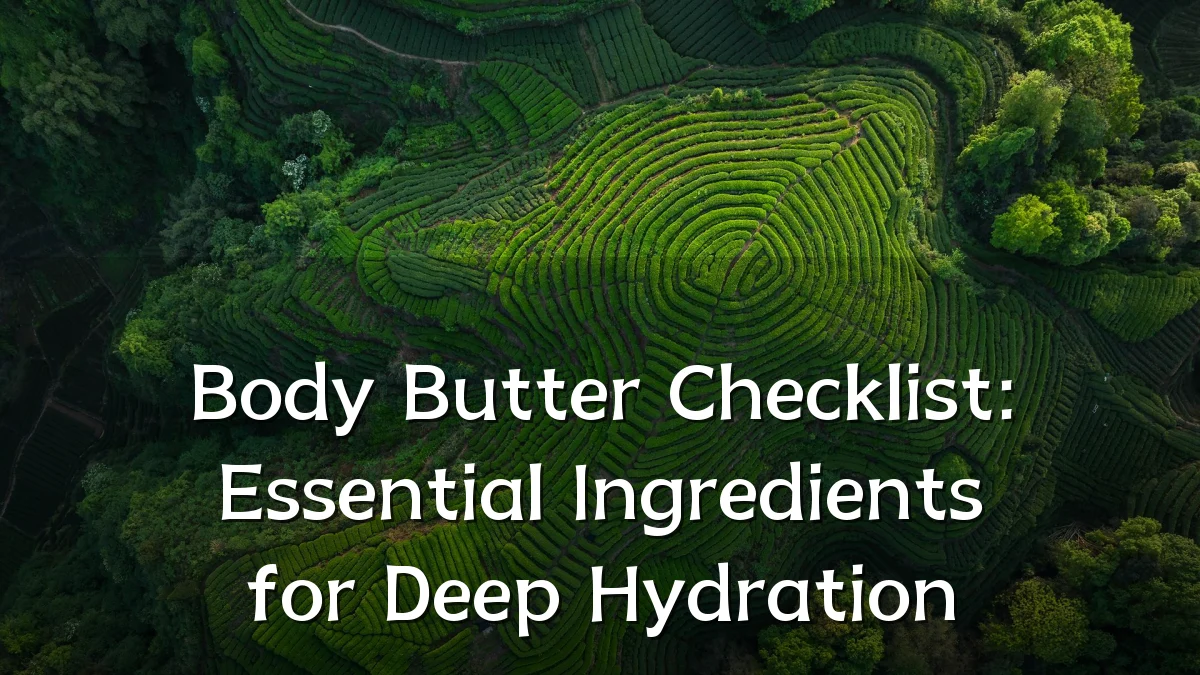 Body Butter Checklist: Essential Ingredients for Deep Hydration