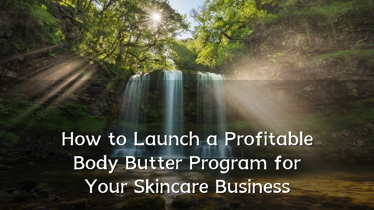 How to Launch a Profitable Body Butter Program for Your Skincare Business