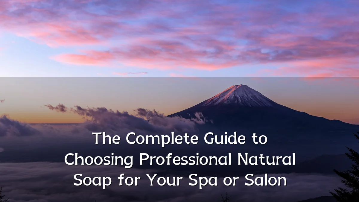 The Complete Guide to Choosing Professional Natural Soap for Your Spa or Salon