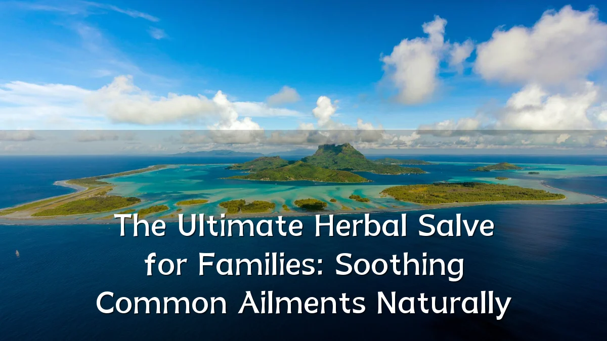 The Ultimate Herbal Salve for Families: Soothing Common Ailments Naturally