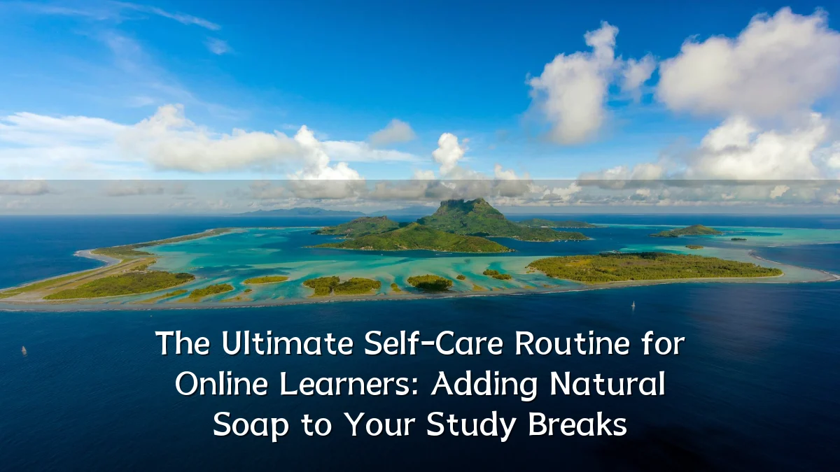 The Ultimate Self-Care Routine for Online Learners: Adding Natural Soap to Your Study Breaks