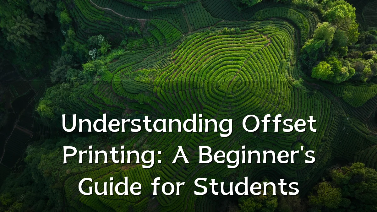 Understanding Offset Printing: A Beginner's Guide for Students