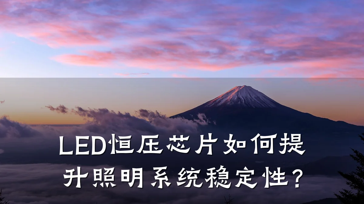 LED恒压芯片如何提升照明系统稳定性？